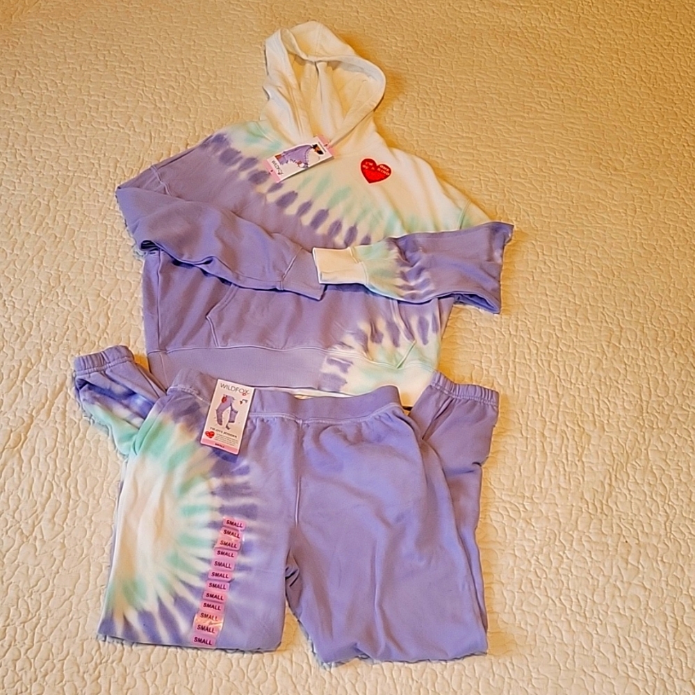 NWT Wildfox jogger set
